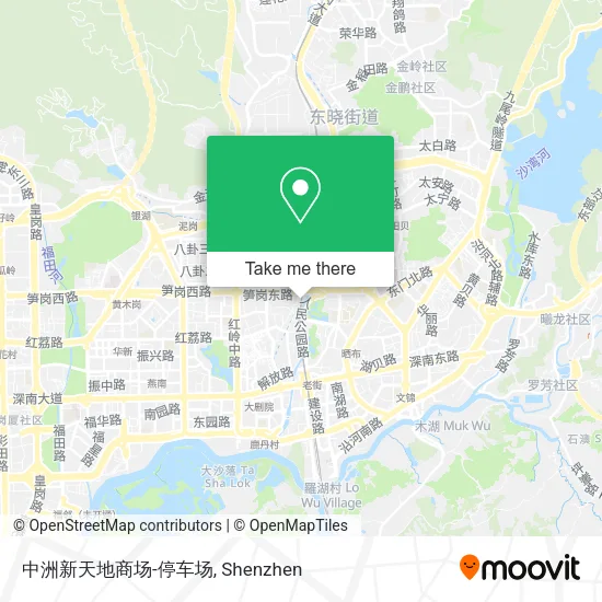 中洲新天地商场-停车场 map