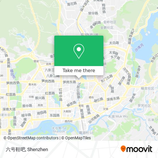 六号鞋吧 map