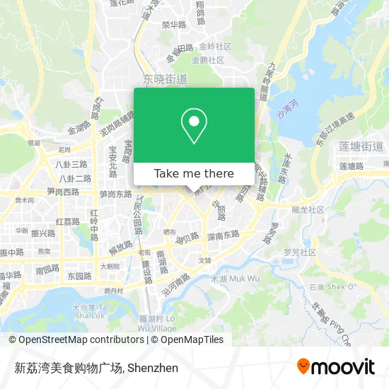 新荔湾美食购物广场 map