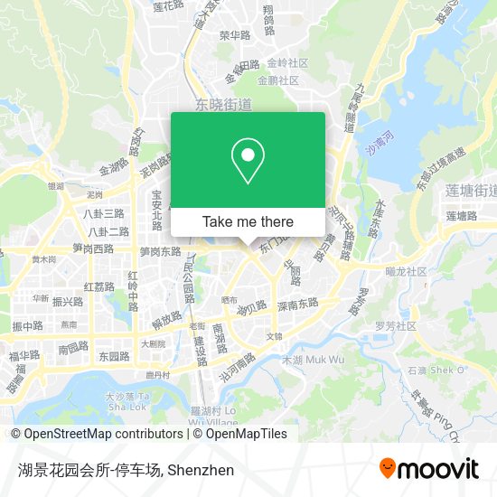 湖景花园会所-停车场 map