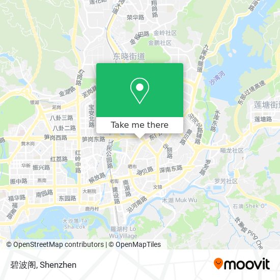 碧波阁 map