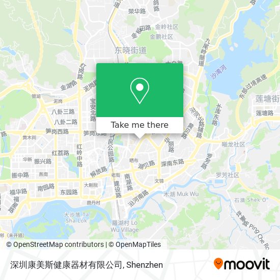 深圳康美斯健康器材有限公司 map