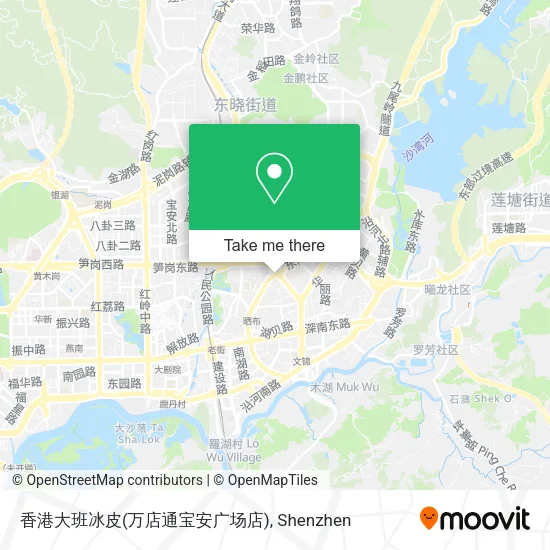 香港大班冰皮(万店通宝安广场店) map