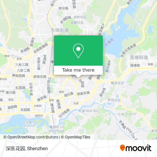 深医花园 map