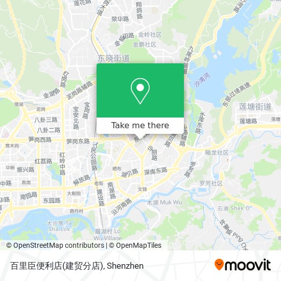 百里臣便利店(建贸分店) map
