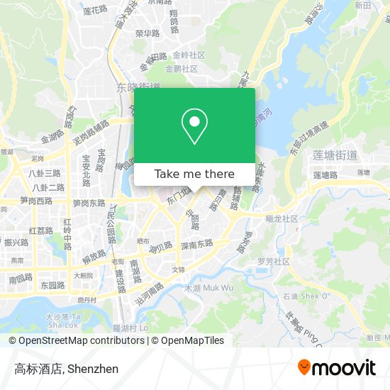 高标酒店 map