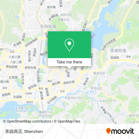 茶园商店 map