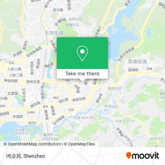 鸿业苑 map