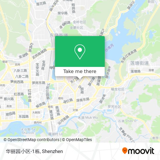 华丽园小区-1栋 map