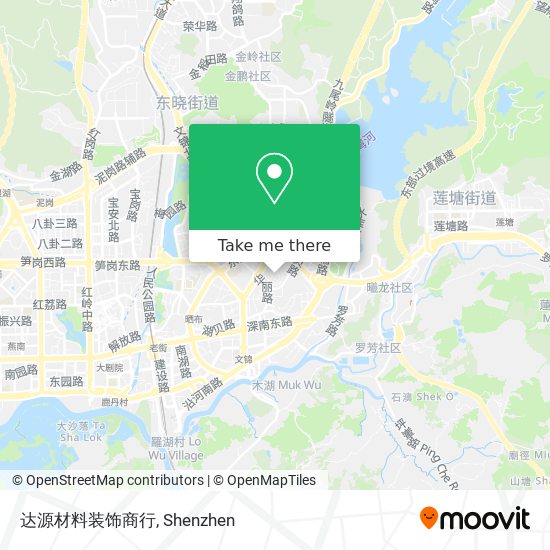 达源材料装饰商行 map