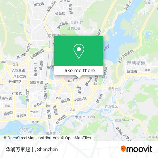 华润万家超市 map