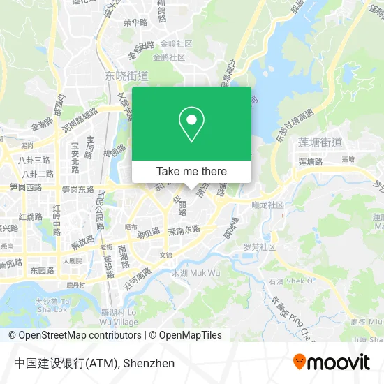 中国建设银行(ATM) map
