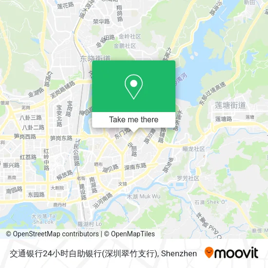 交通银行24小时自助银行(深圳翠竹支行) map