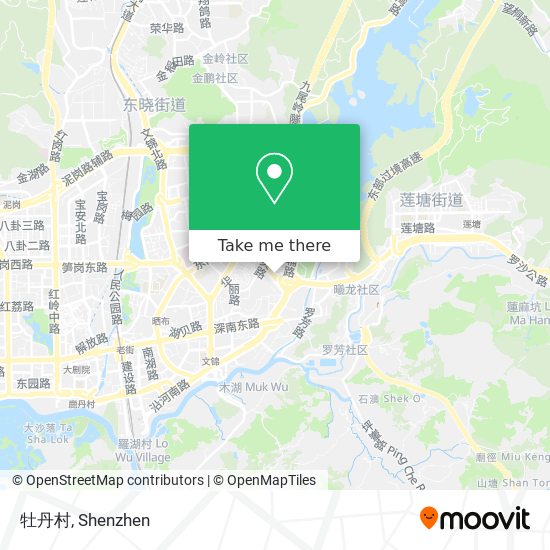 牡丹村 map