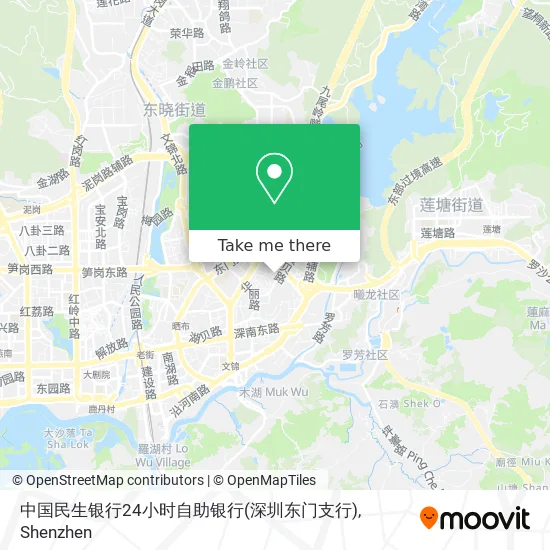 中国民生银行24小时自助银行(深圳东门支行) map