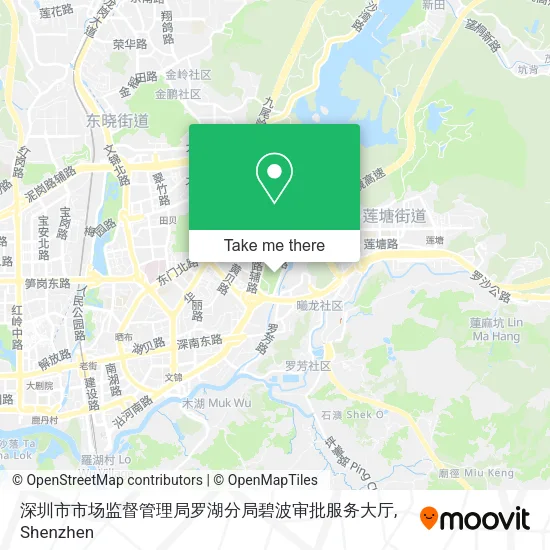 深圳市市场监督管理局罗湖分局碧波审批服务大厅 map