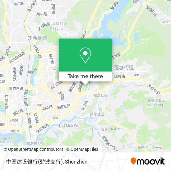 中国建设银行(碧波支行) map