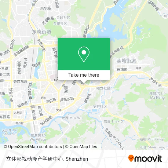 立体影视动漫产学研中心 map