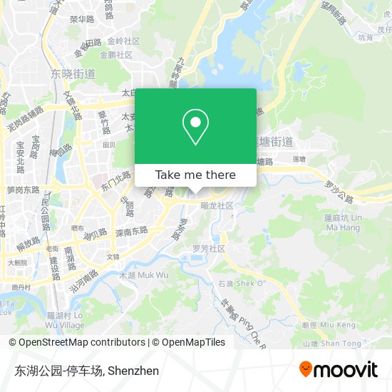 东湖公园-停车场 map