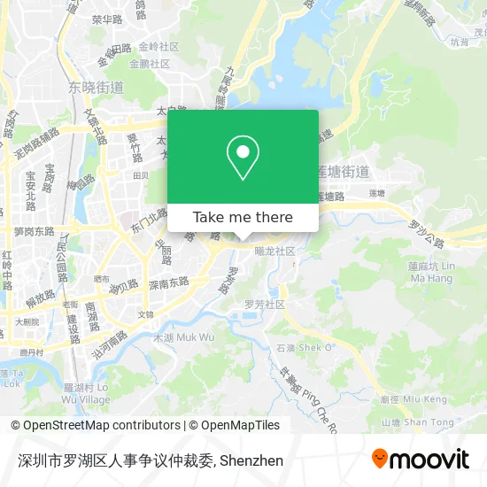 深圳市罗湖区人事争议仲裁委 map