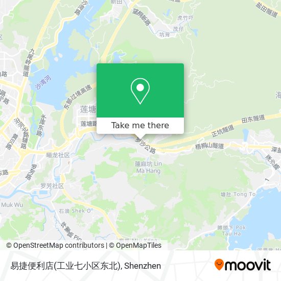 易捷便利店(工业七小区东北) map