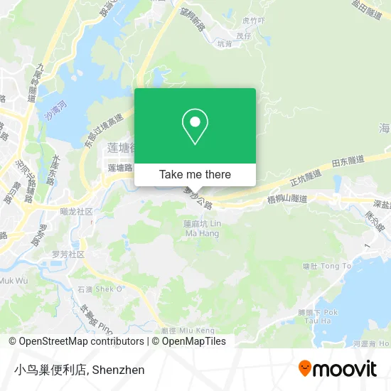 小鸟巢便利店 map