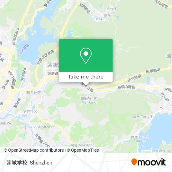 莲城学校 map
