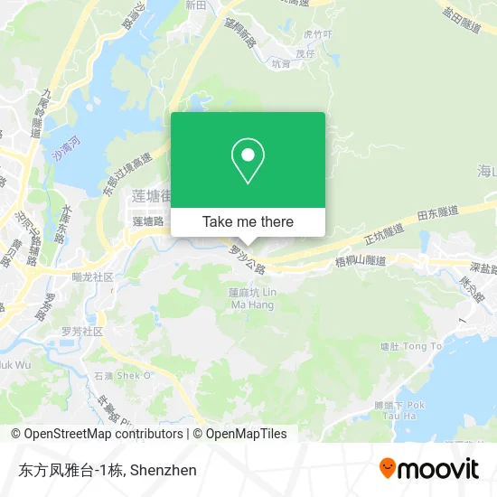 东方凤雅台-1栋 map