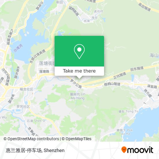 惠兰雅居-停车场 map