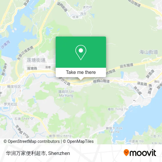 华润万家便利超市 map