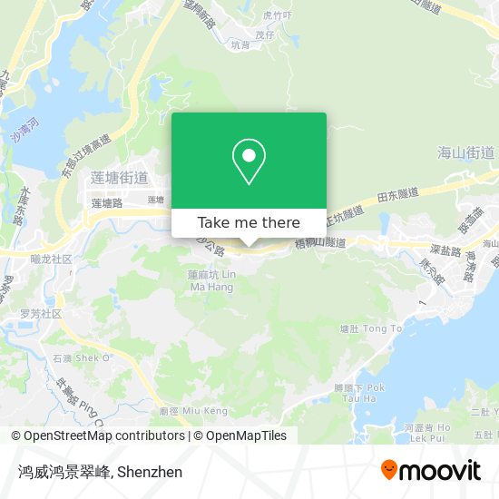 鸿威鸿景翠峰 map