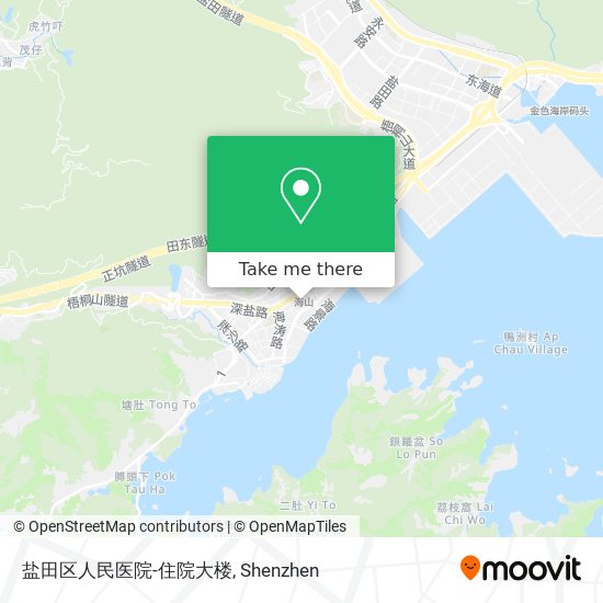 盐田区人民医院-住院大楼 map