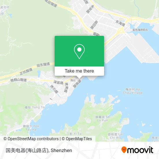 国美电器(海山路店) map