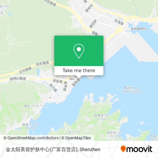 金太阳美容护肤中心(广富百货店) map