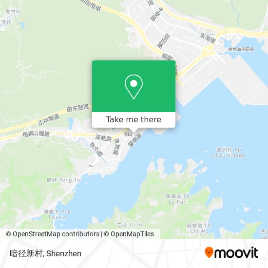 暗径新村 map