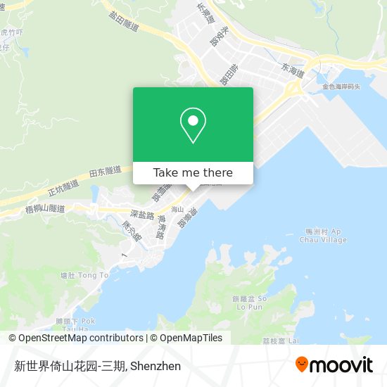 新世界倚山花园-三期 map