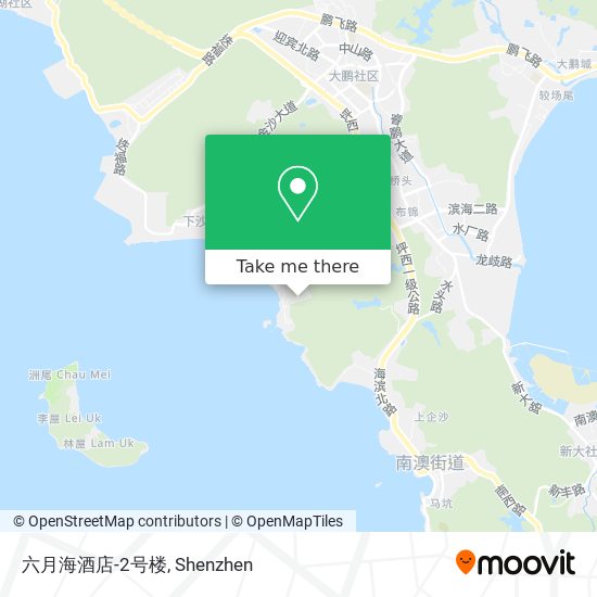 六月海酒店-2号楼 map