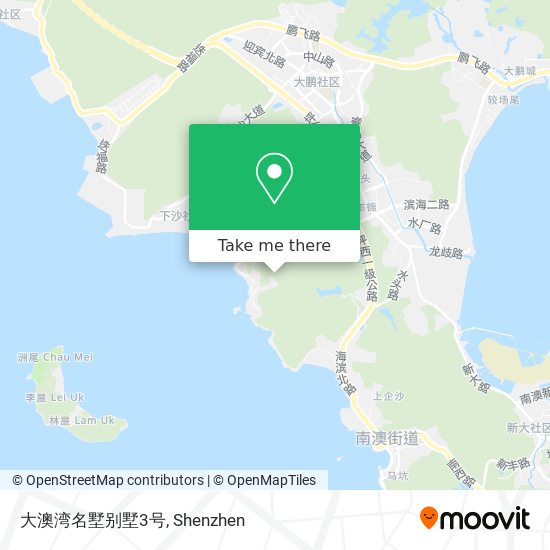 大澳湾名墅别墅3号 map