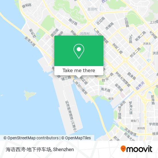海语西湾-地下停车场 map