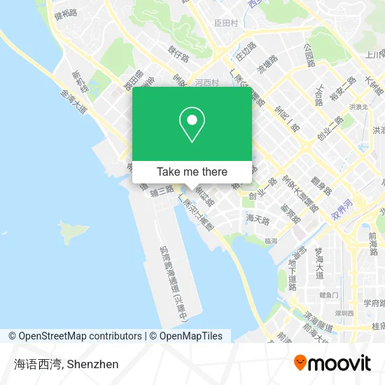 海语西湾 map