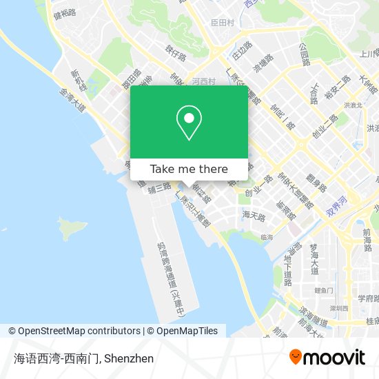 海语西湾-西南门 map