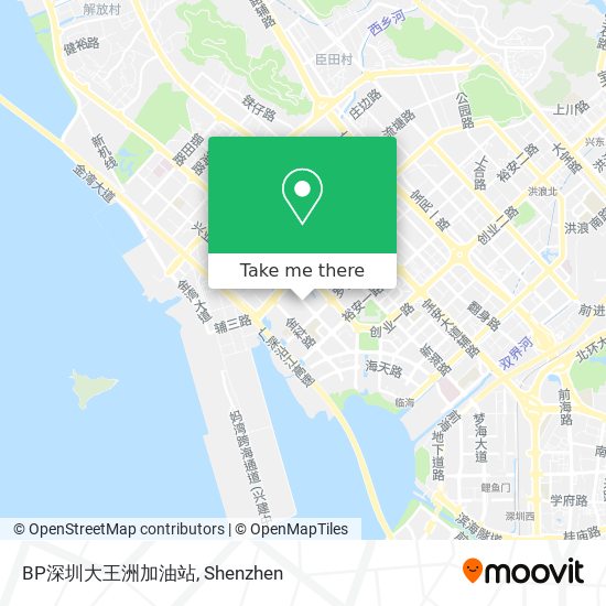 BP深圳大王洲加油站 map