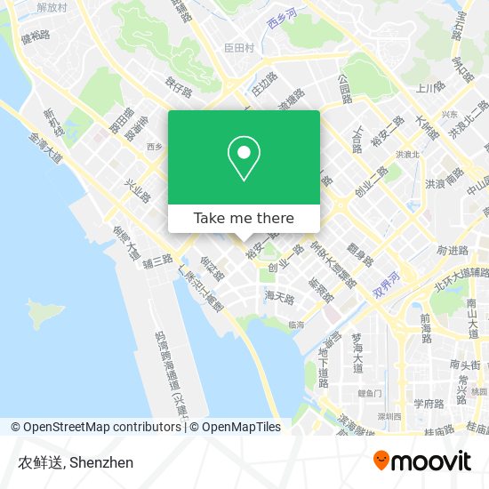 农鲜送 map