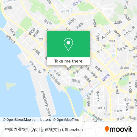 中国农业银行(深圳新岸线支行) map
