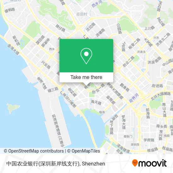 中国农业银行(深圳新岸线支行) map