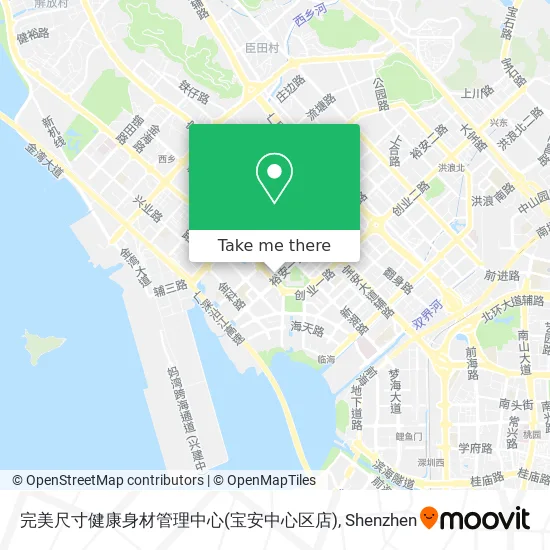 完美尺寸健康身材管理中心(宝安中心区店) map