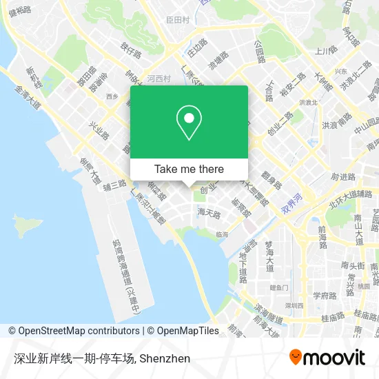 深业新岸线一期-停车场 map