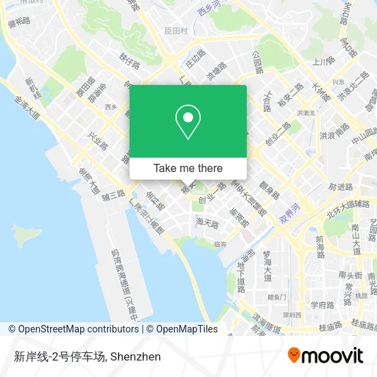 新岸线-2号停车场 map