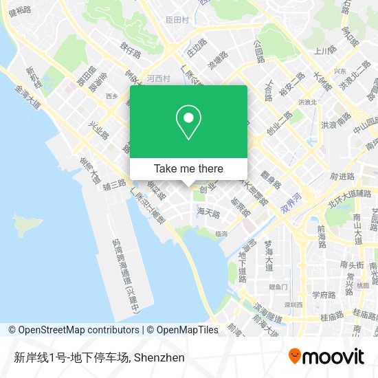 新岸线1号-地下停车场 map