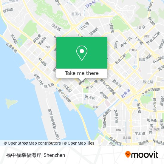 福中福幸福海岸 map